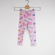 legginsy dziewczęce print pieski Zara r 98