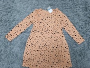 Rozm 128 NOWA sukienka z długim rekawem dla dziewczynki 