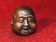 czterotwarzowy Budda - odlewana figurka z brązu