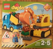 LEGO 10812 Duplo - Ciężarówka i koparka gąsienicowa NOWE UNIKAT 
