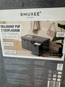 Pufa w kolorze szarym