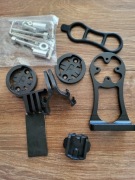 Uchwyt do nawigacji-licznika rowerowego do Garmin Bryton+ GoPro 