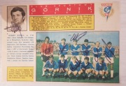 Górnik Zabrze zdjęcie Tempo autografy 
