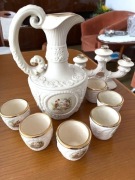 Ceramiczny zestaw do grzanego wina - nieużywany