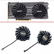 2x Wentylator wiatrak do Inno3d RTX 3060TI RTX 3060 RTX 3050 Fan