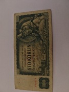 Czechosłowacja 100 korun 1961 – oryginalny banknot 