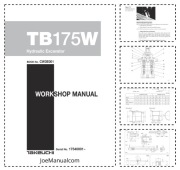 Takeuchi TB175W Excavator Workshop Manual Instrukcja serwisowa naprawcza