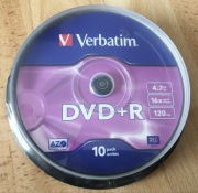 Płyta DVD Verbatim DVD+R 4,7Gb 10szt