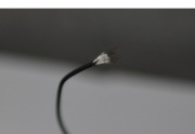Przewód therm 1x1,22mm2 260°C PTFE 1,0 kV teflon srebrzony audio