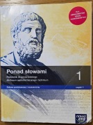 Ponad słowami 1 - podręcznik część 1 zakres podstawowy i rozszerzony 
