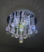 Plafon Reality 609333-06 z kryształkami i LED RGB na pilota Glamour 