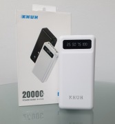 Powerbank 20000mAh 6w1 iPhone microUSB USB C biały
