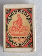 Zapałki kolekcjonerskie Monopol. Szwecja. 
