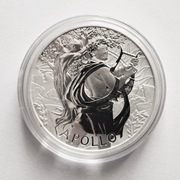 Srebrna moneta APOLLO 1 oz srebro uncja Bogowie Olimpu Gods of Olympus