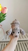 Piesek na szydełku, Spaniel handmade, dekoracja 