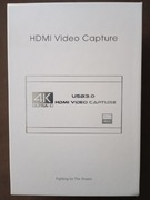 Grabber HDMI 4K Nagrywarka Obrazu Video na USB 3.0 do PC Laptopa Karta