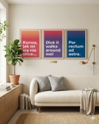 Zestaw 3 nowych plakatów