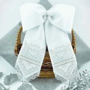 Kokardka do haftu krzyżykowego