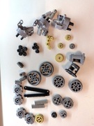 Zestaw zębatek dyferencjały piasty przekładnie do LEGO Technic 50 elementów