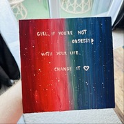 Akryl płótno 25x25