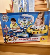 PSI PATROL KREATYWNE BIURKO STOLIK EDUKACYJNY PAW GRY KOLOROWANKI LISCIANI