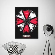 Plakat Resident Evil 2 RE2 Leon Claire Gra PS4 PS5 Xbox Prezent 50x70