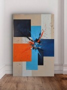 Duży nowoczesny obraz energetyczny kolorowy 120x80cm abstrakcja