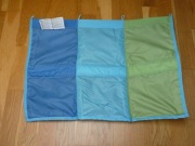 Ikea Kusiner - organizer ścienny niebieski 