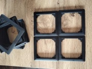 Ramka do gniazdek/włączników Lexman czarny mat slim bez opakowania nowe