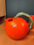 Dzbanek ceramiczny ORANGE włochy majolika keramik