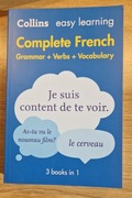 Collins easy learning Complete French Grammar + Verbs + Vocabulary EN