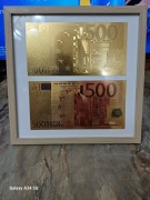 Banknot banknoty kolekcjonerskie 500 EURO złoto srebro