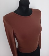 Top Shein rozmiar XS  brąz 