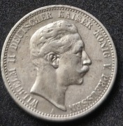 2 Marki 1904 A WILHELM II DEUTSCHER KAISER KONIG V. PREUSSEN