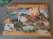 zestaw figurki dinozaury NOWY kalendarz Collecta Świat Prehistoryczny 