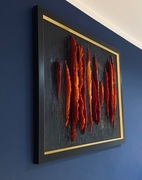 „Ukryte szczeliny wulkanu” obraz przestrzenny