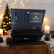 Portfel damski czarny.