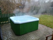 Jacuzzi CAŁOROCZNE nowe podgrzewacz masaż SPA rozmiar 202x192x80cm