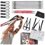 Zestaw gum oporowych i trenażer typu Slingtrainer JUNITO K08 – 2w1