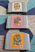 Mario Party - 3 wersje, komplet Nintendo 64 N64 NTSC