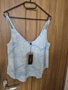 Top Vero Moda M błękitny na ramiączkach nowy z metką