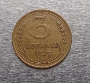 3 kopiejki 1939r. = = ROSJA 