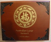 50 CENTÓW AUSTRALIA LUNAR 2  2008 - 2019  KOLOR 12 x 50 CENTÓW - 0,5 OZ 