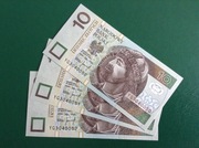 ____ 3 x 10 zł YG  z 1994 roku ____ UNC I