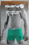 Zestaw 2 pack bokserki męskie IGUANA r. M