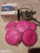 Maska lakiernicza 3m z filtrami do szlifowania z wkładem węglowym 2097