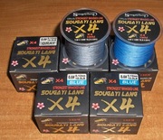 Plecionka - 500m ( 5 x100m ) 0,12mm 8,1kg gray & blue