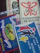 Zestaw starych etykiet zapałczanych - Liban, Islandia, Holandia - UNIKATY