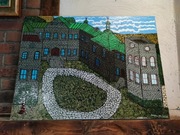 Obraz 60x80 – Zamek Sielecki, architektura – suchy pędzel + certyfikat