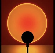 Lampa LED Zachód słońca Lampki nocne Projektor USB Dekoracja urodzinowa 